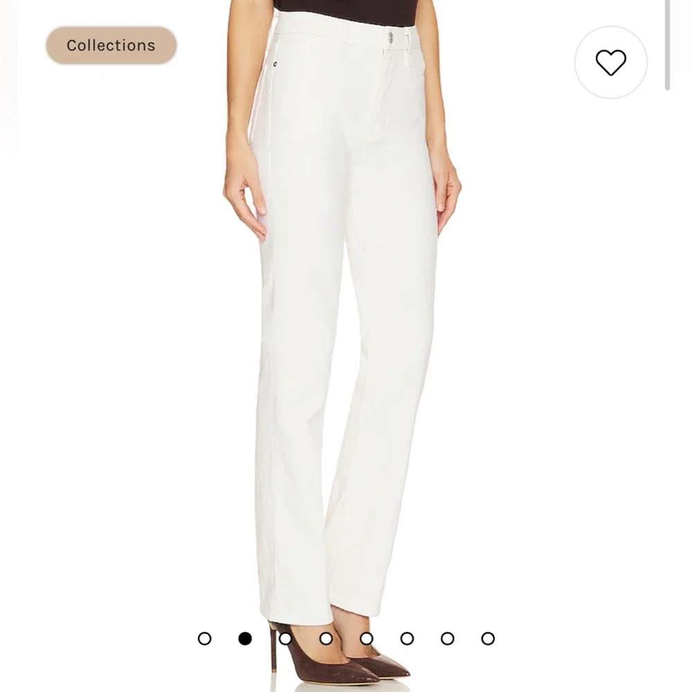 Frame Le Super High Straight in Au Natural White Jeans Size 28 $248 Denim - Picture 3 of 12